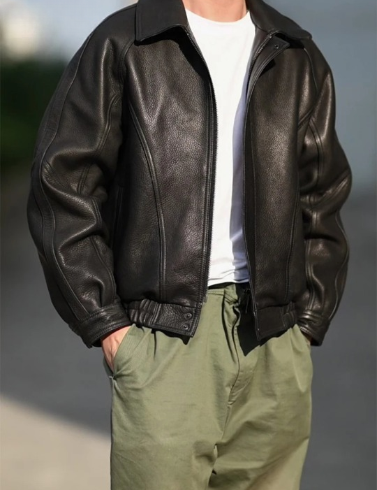 Blouson Cuir Casual
