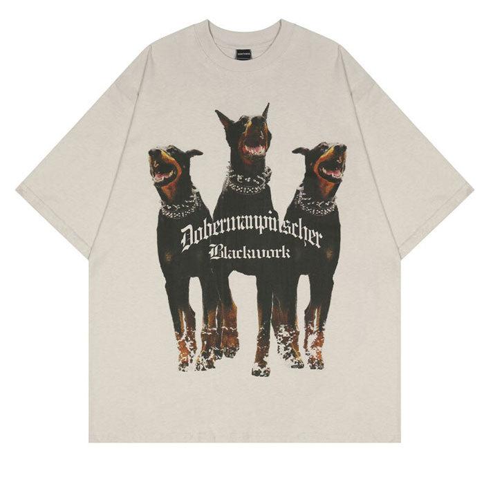 T-Shirt Oversize "Dober" -TENSHI™ STREETWEAR