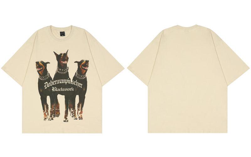 T-Shirt Oversize "Dober" -TENSHI™ STREETWEAR