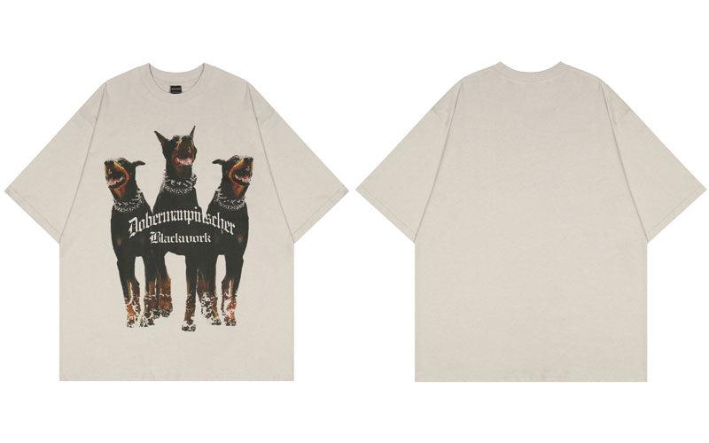 T-Shirt Oversize "Dober" -TENSHI™ STREETWEAR