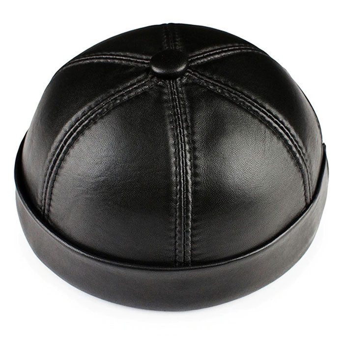 Casquette sans visière en cuir "Yano"-TENSHI™