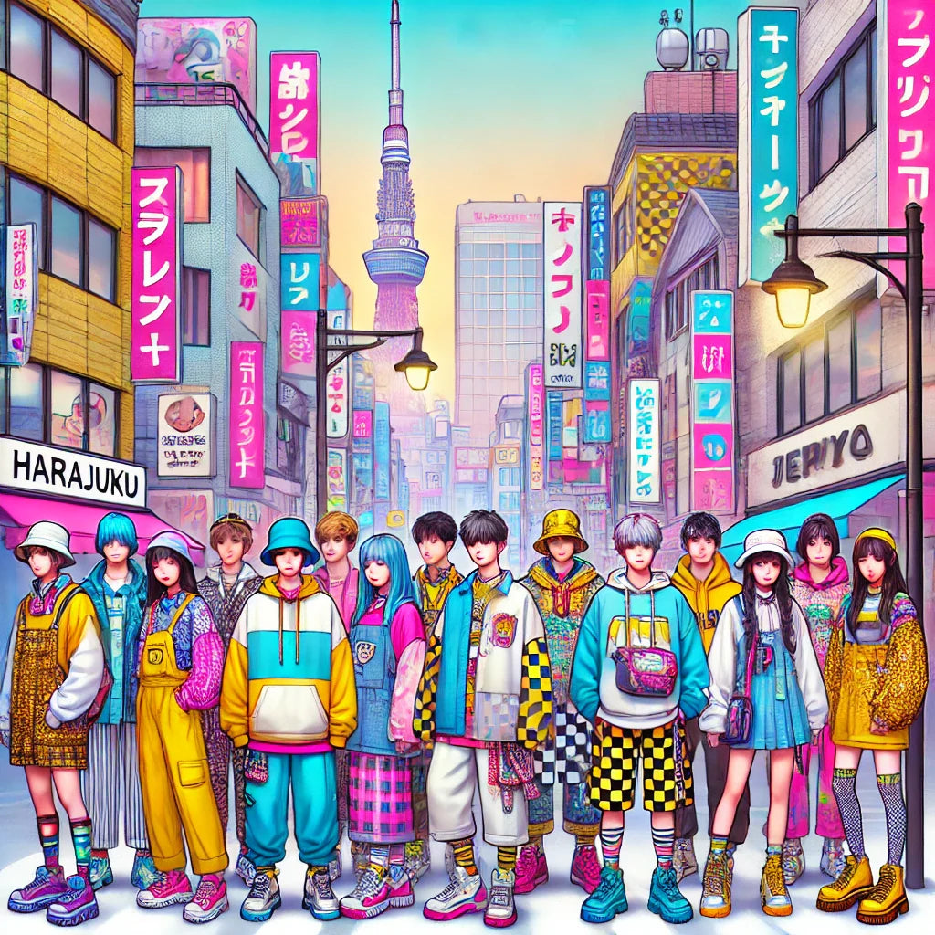 Image à Harajuku Streetwear Kawaii