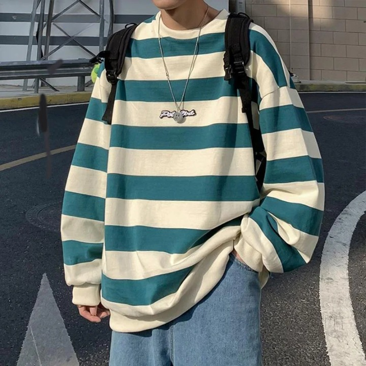 Pull Rayé Oversize