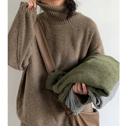 Pull Col Roulé Casual