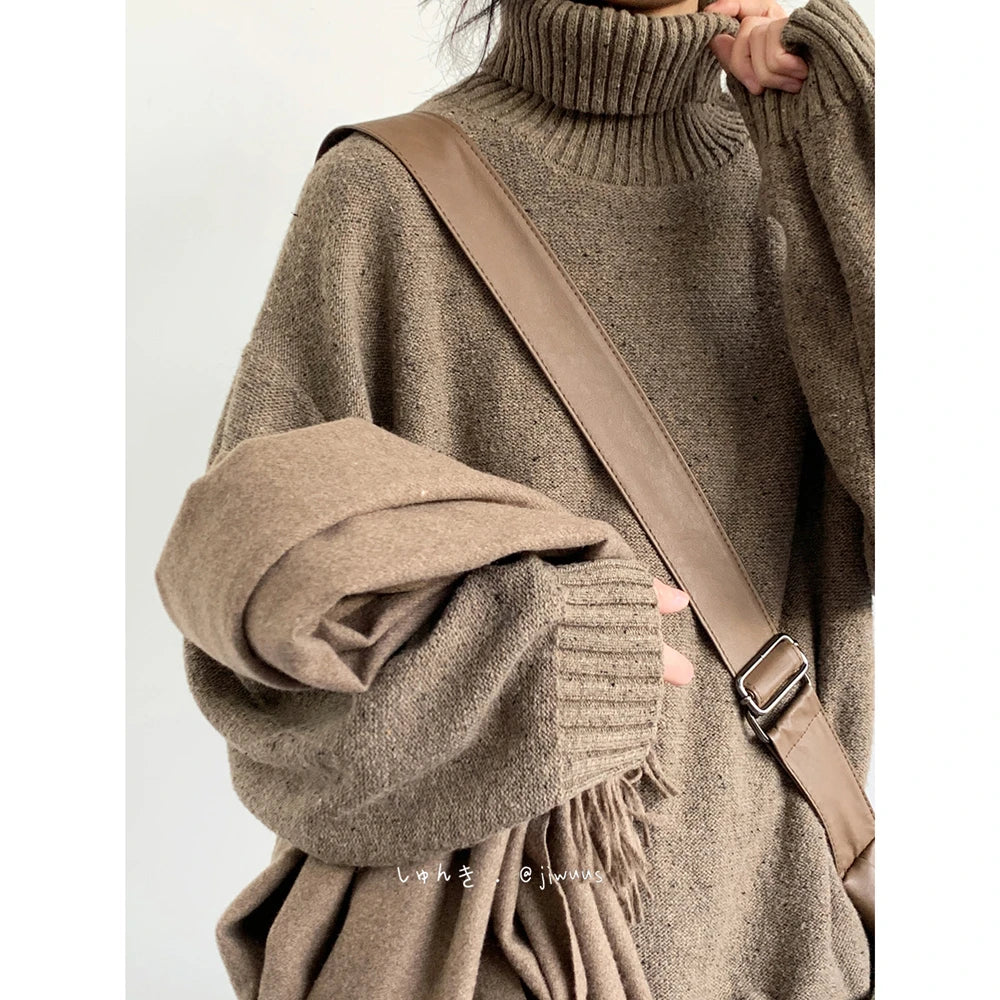 Pull Col Roulé Casual