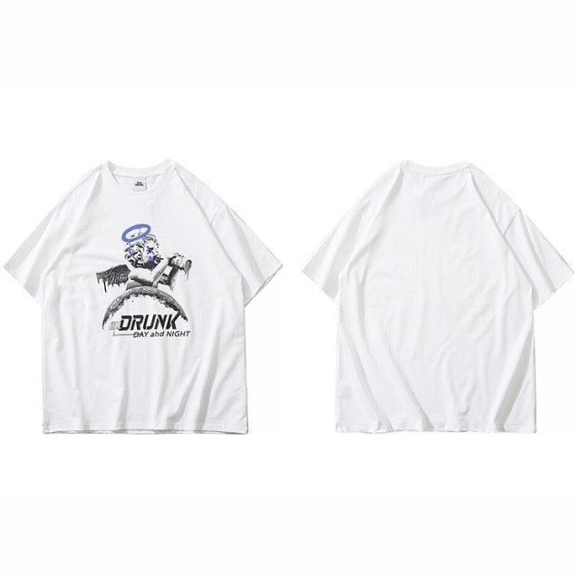 T-Shirt Oversize "Drunk" -TENSHI™ STREETWEAR