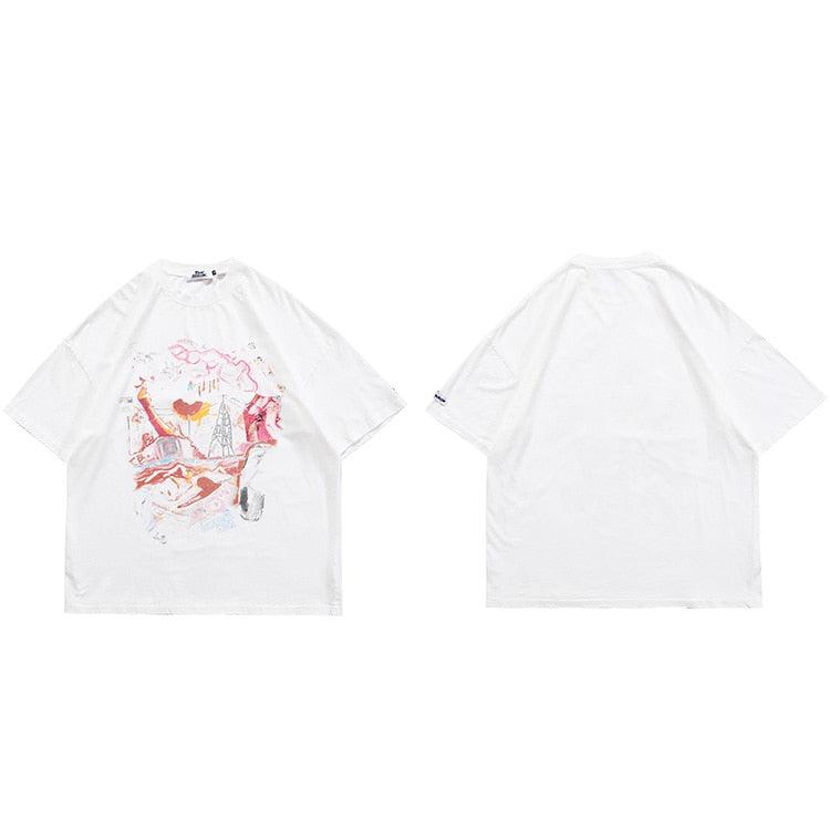 T-Shirt Oversize "Junko" -TENSHI™ STREETWEAR