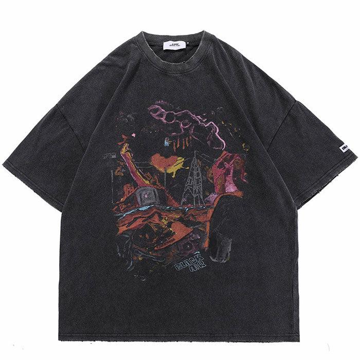 T-Shirt Oversize "Junko" -TENSHI™ STREETWEAR