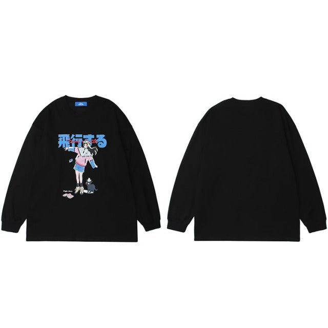 T-shirt Manche Longue "Fudo" -TENSHI™ STREETWEAR