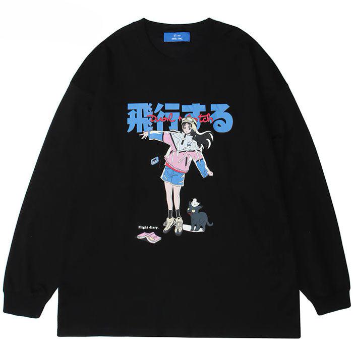 T-shirt Manche Longue "Fudo" -TENSHI™ STREETWEAR