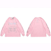 T-shirt Manche Longue Oversize "Rotora" -TENSHI™ STREETWEAR