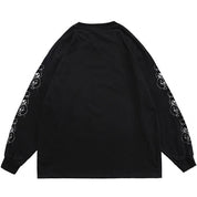 T-shirt Manche Longue Oversize "Rotora" -TENSHI™ STREETWEAR