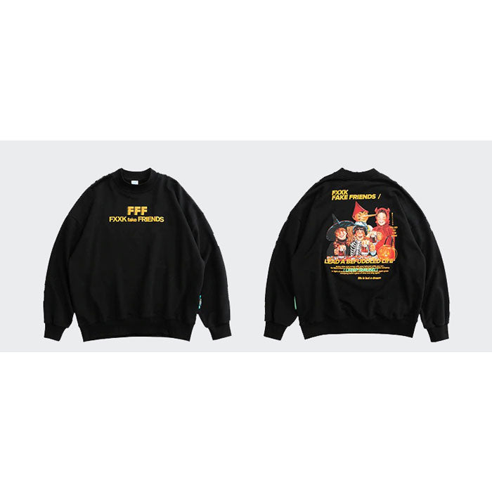 Sweat Shirt Noir "FXXK"-TENSHI™