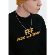 Sweat Shirt Noir "FXXK"-TENSHI™