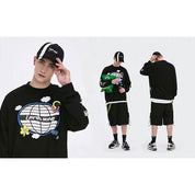 Sweat Shirt Noir "Reverence"-TENSHI™