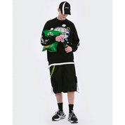 Sweat Shirt Noir "Reverence"-TENSHI™