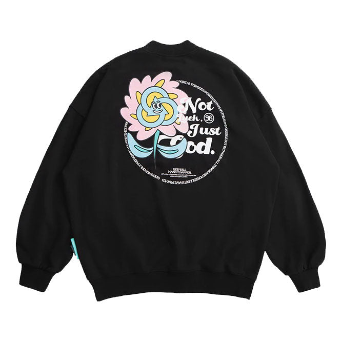 Sweat Shirt Noir "GodWill"-TENSHI™