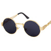 Lunettes de soleil rondes dorées "Kulture"-TENSHI™