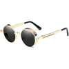 Lunettes de soleil rondes dorées "Sputnik"-TENSHI™