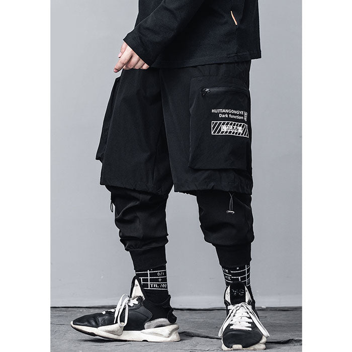 Pantalon Cargo Techwear - Faux Deux pièces "Usu"-TENSHI™