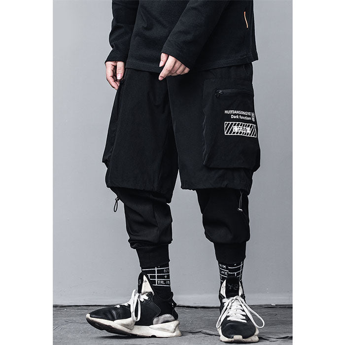Pantalon Cargo Techwear - Faux Deux pièces "Usu"-TENSHI™