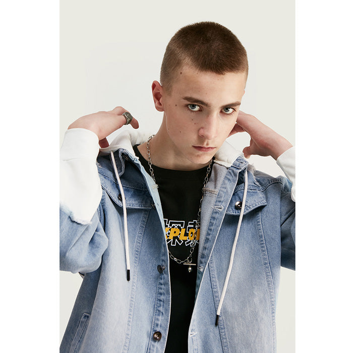 Veste en Jean Hoodie "Yokoze"-TENSHI™