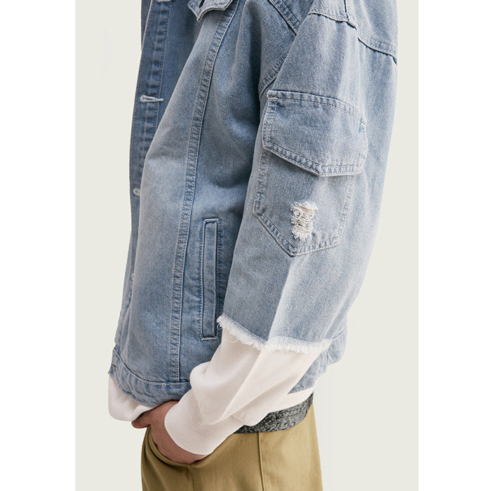 Veste en Jean Hoodie "Yokoze"-TENSHI™