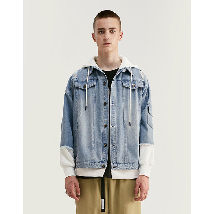 Veste en Jean Hoodie "Yokoze"-TENSHI™