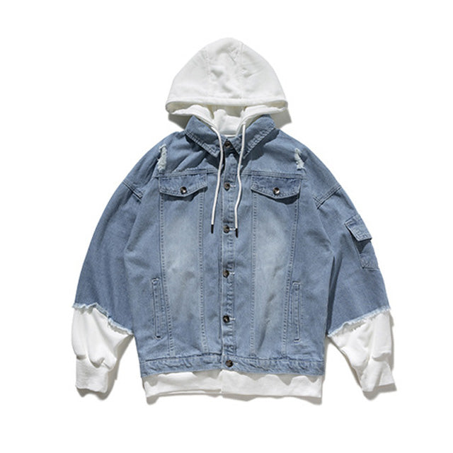 Veste en Jean Hoodie "Yokoze"-TENSHI™
