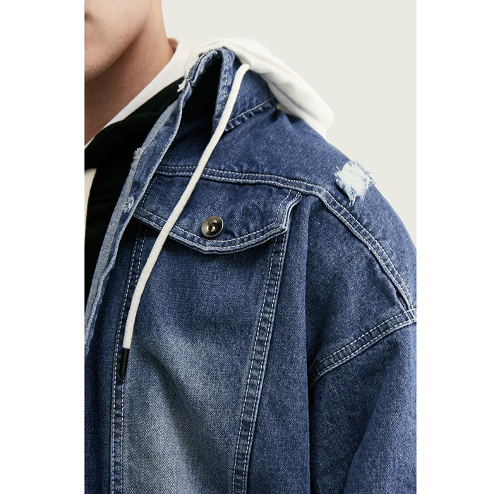 Veste en Jean Hoodie "Yokoze"-TENSHI™