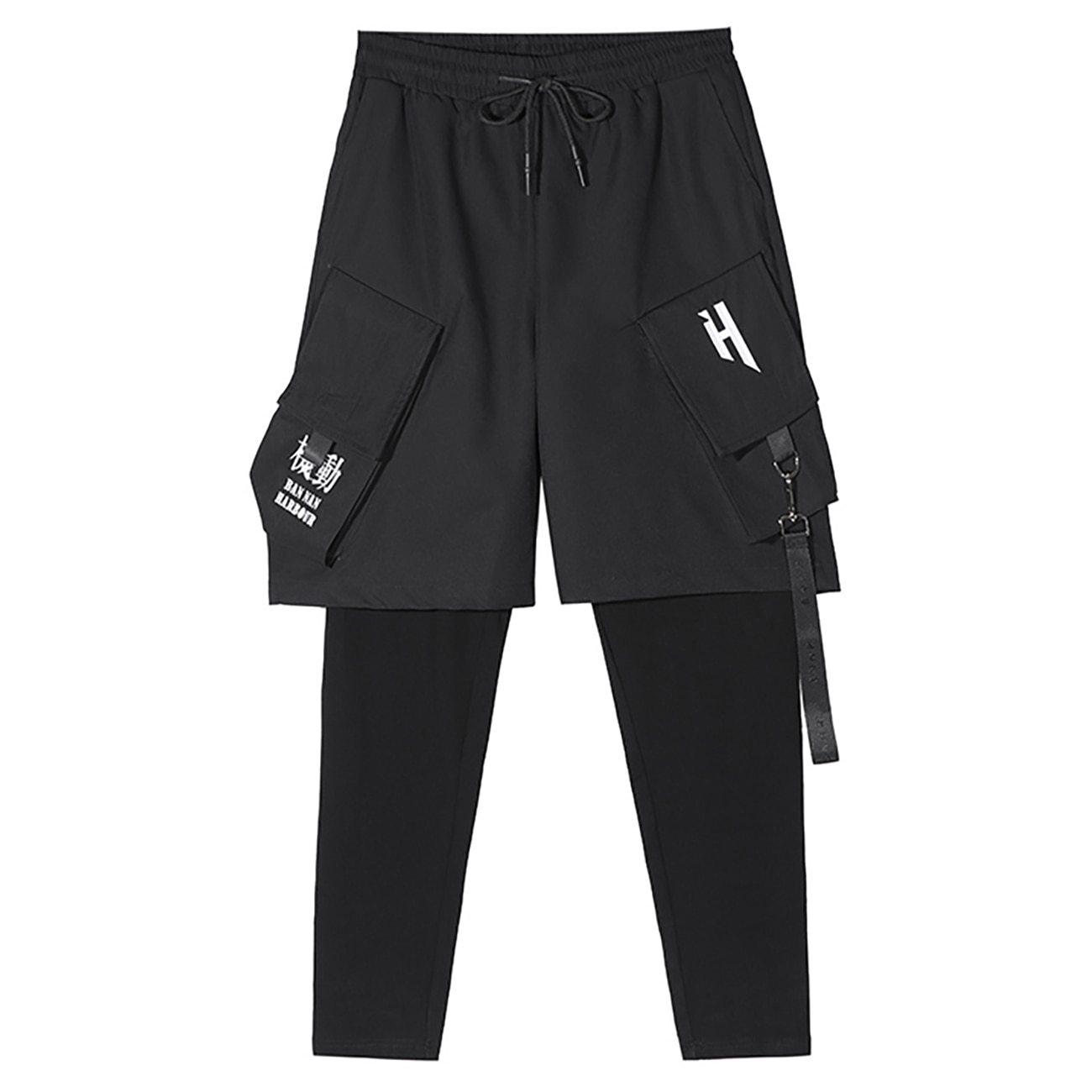 Pantalon Cargo Techwear - Faux Deux pièces "Taiseki"-TENSHI™