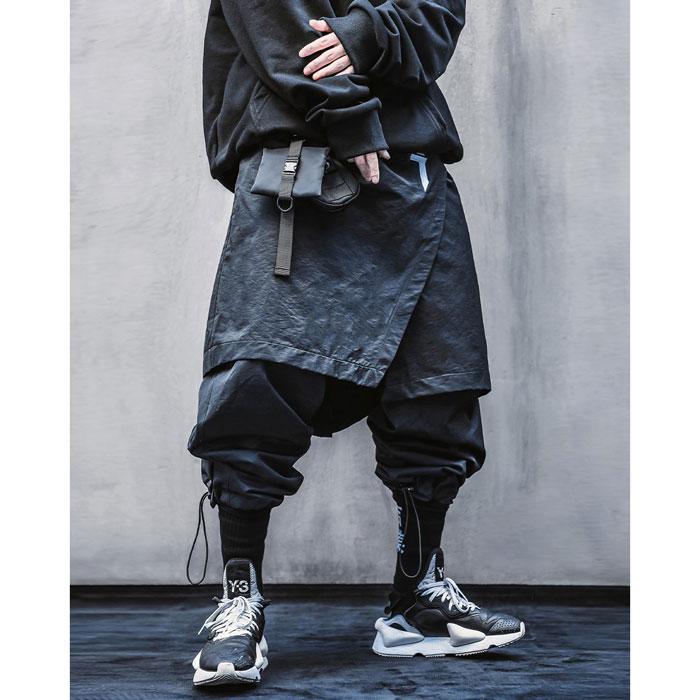 Pantalon Techwear - Faux Deux pièces "Akino" -TENSHI™ STREETWEAR