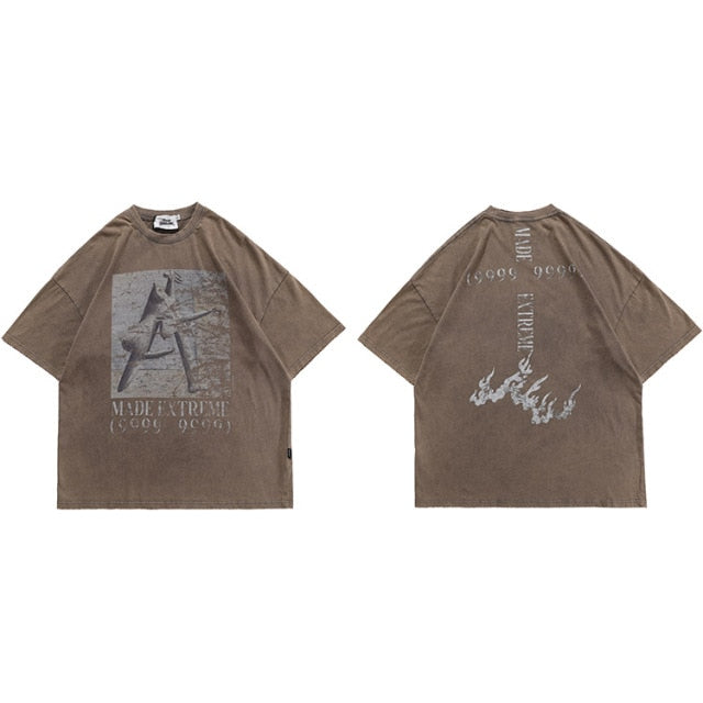 T-Shirt Oversize "Kemono" -TENSHI™ STREETWEAR