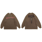 T-shirt Oversize Manche Longue "Justice" -TENSHI™ STREETWEAR