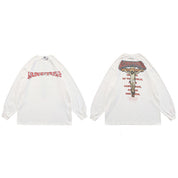 T-shirt Oversize Manche Longue "Justice" -TENSHI™ STREETWEAR