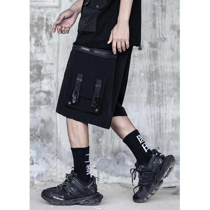 Short Cargo Techwear "Kagami" -TENSHI™ STREETWEAR