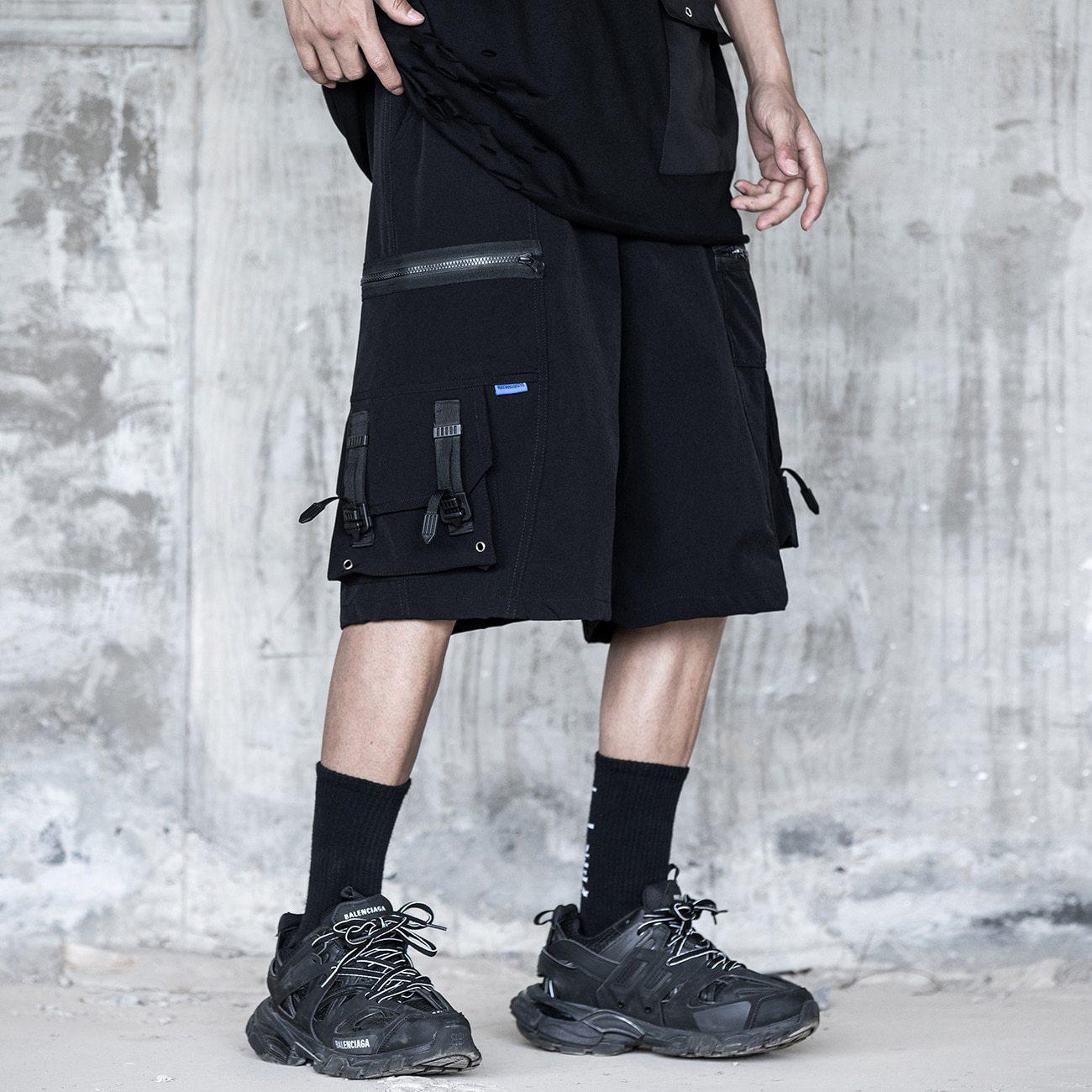 Short Cargo Techwear "Kagami" -TENSHI™ STREETWEAR