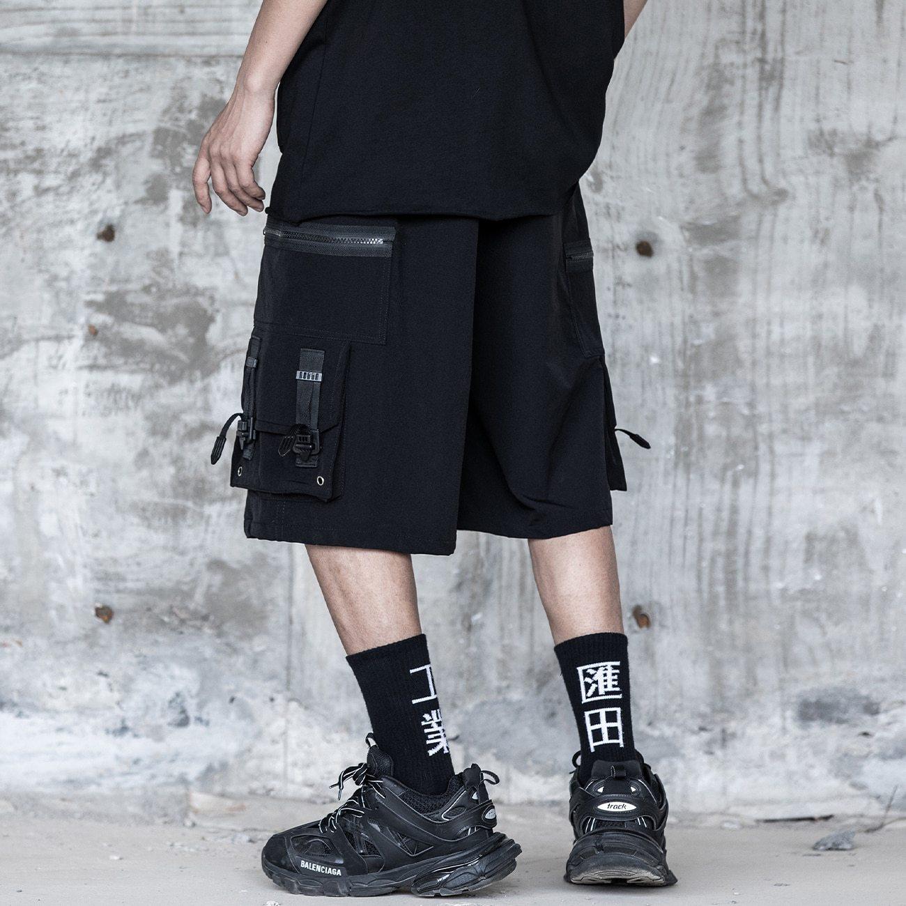 Short Cargo Techwear "Kagami" -TENSHI™ STREETWEAR