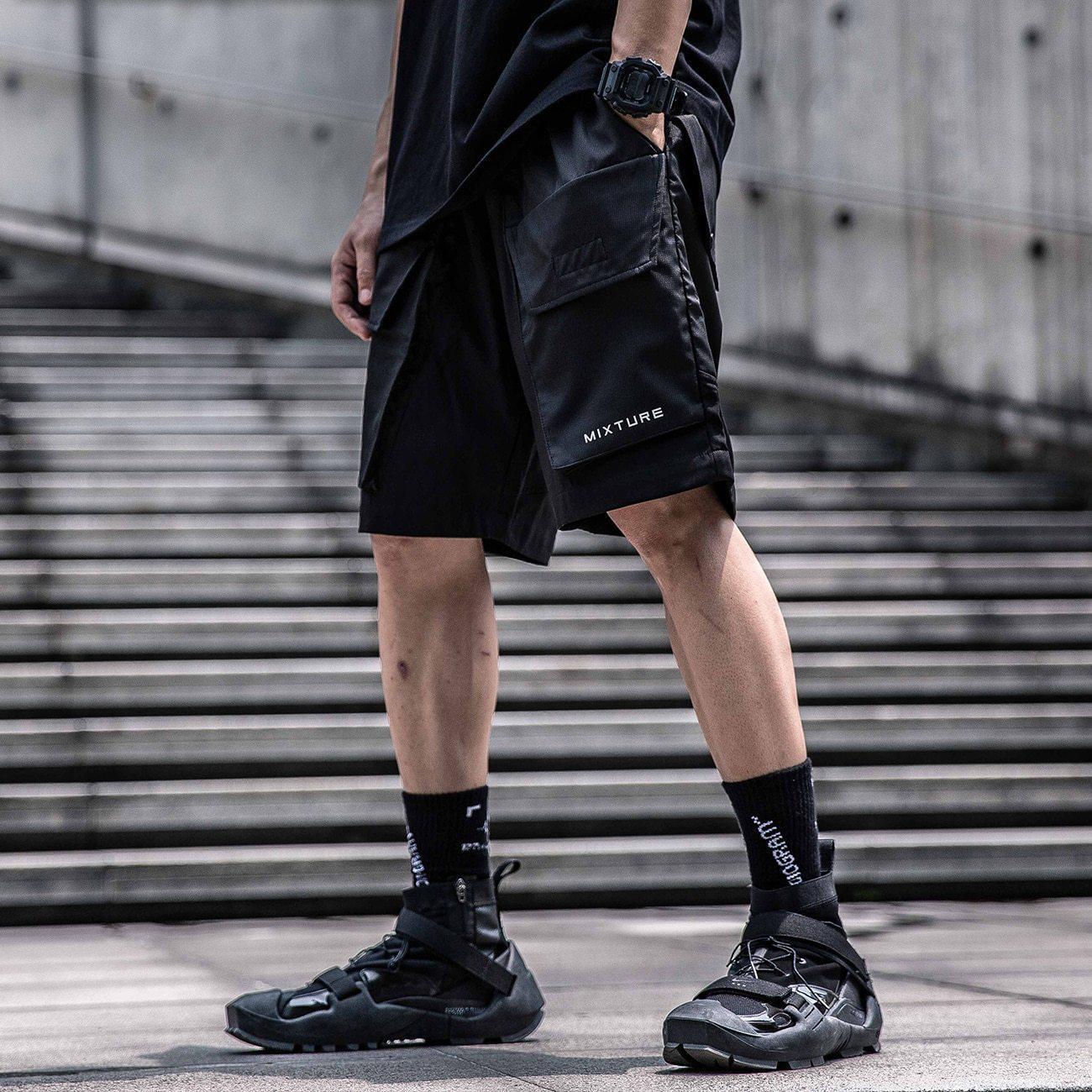 Short Cargo Techwear "Utatane" -TENSHI™ STREETWEAR