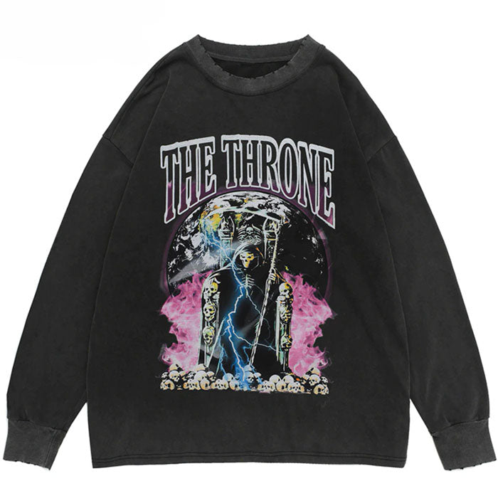 Sweat Shirt "Throne" -TENSHI™ STREETWEAR