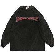 T-shirt Oversize Manche Longue "Justice" -TENSHI™ STREETWEAR
