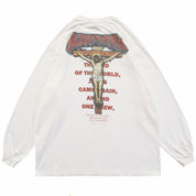 T-shirt Oversize Manche Longue "Justice" -TENSHI™ STREETWEAR